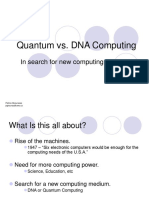 Quantum vs. DNA Computing: in Search For New Computing Methods