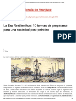 @@la Era Resilienthus - 10 Formas de Prepararse para Una Sociedad Post-Petróleo - Centro de Resiliencia de Aranjuez