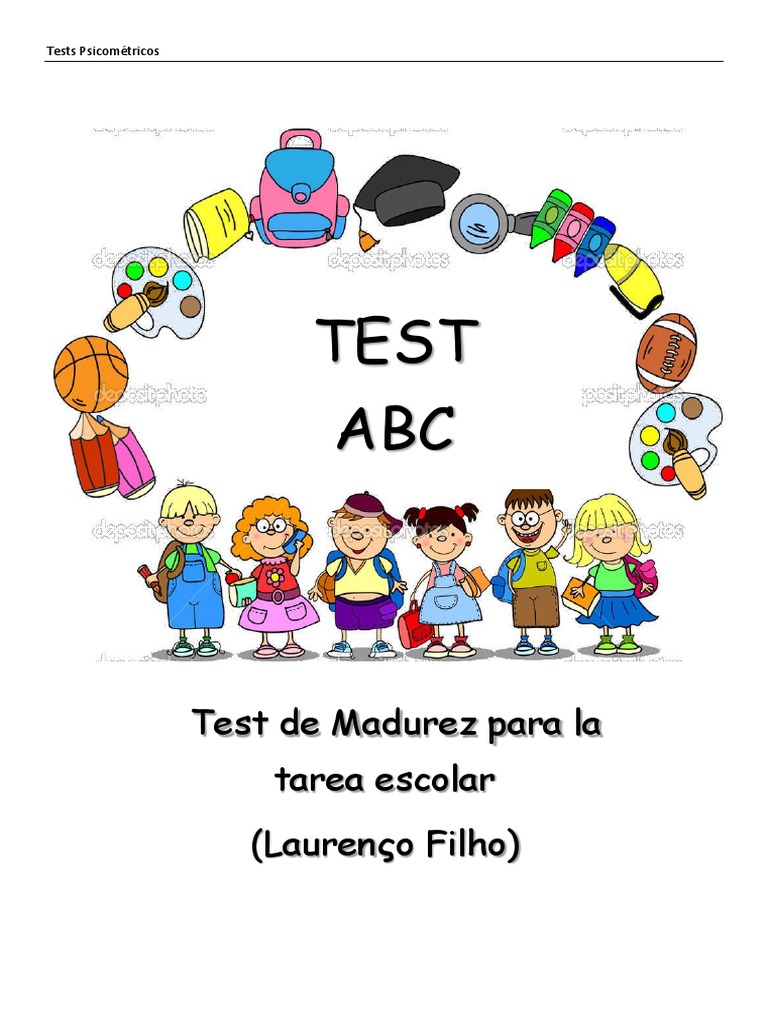Test ABC de Madurez Escolar | PDF | Memoria | Inteligencia