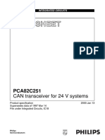 PCA82C251_CAN Transceiver for 24 v Systems