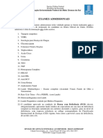 Exames Admissionais Abril 20151