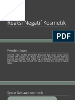 Reaksi Negatif Kosmetik