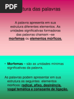Estrutura Das Palavras (1)