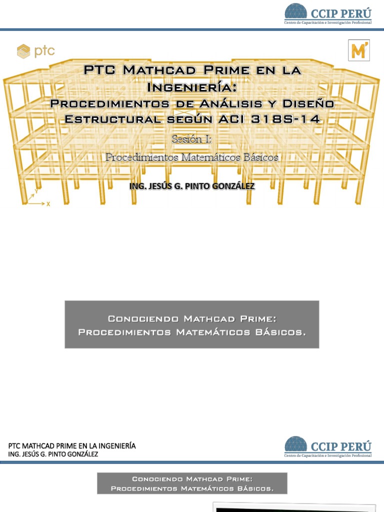 Introducción a PTC Mathcad Prime | PDF | Hoja de cálculo | Software