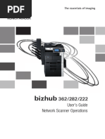 Bizhub 362 282 222 Network Scanner Operations