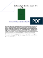 Enciclopedia de Tecnologia Quimica