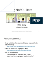 Big Nosql Data: Mike Carey