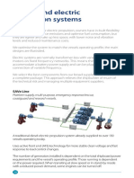 Hybrid and electric marine propulsion overview