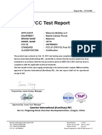 FCC Test Report JBP 3345166