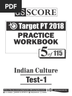 Test - 5 - Indian Culture - Test-1