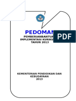 Pedoman Implementasi Kurikulum 2013