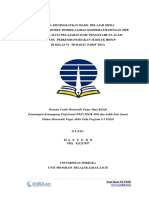 Contoh Laporan PKP UT PGSD IPA Perkembangbiakan Mahluk Hidup - Pemantaan Kemampuan Profesional PDGK4560