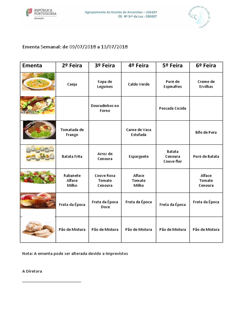 Modelo de Ementas (1) (12) Caldo Comidas e Bebidas