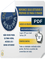 Acesso Ao Desafio Nota Máxima: Não Deixe para Última Hora, Acesse Já E Bons Estudos!