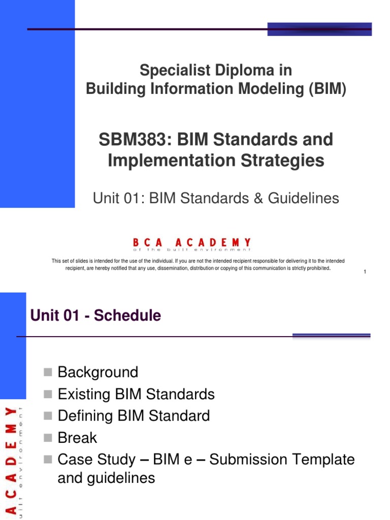 BIM Standards and Guidelines Overview | PDF | Building Information ...