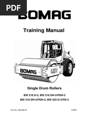 337897132 Bw216dh 3 Bw225d 3 Service Training Pdf Motor Oil