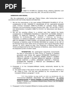 Counter-Affidavit Answer