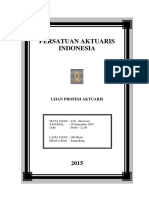 Ujian Profesi Aktuaris PAI November 2015