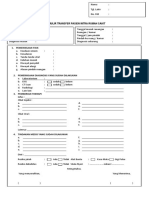 Formulir Transfer Pasien Intra Rumah Sakit