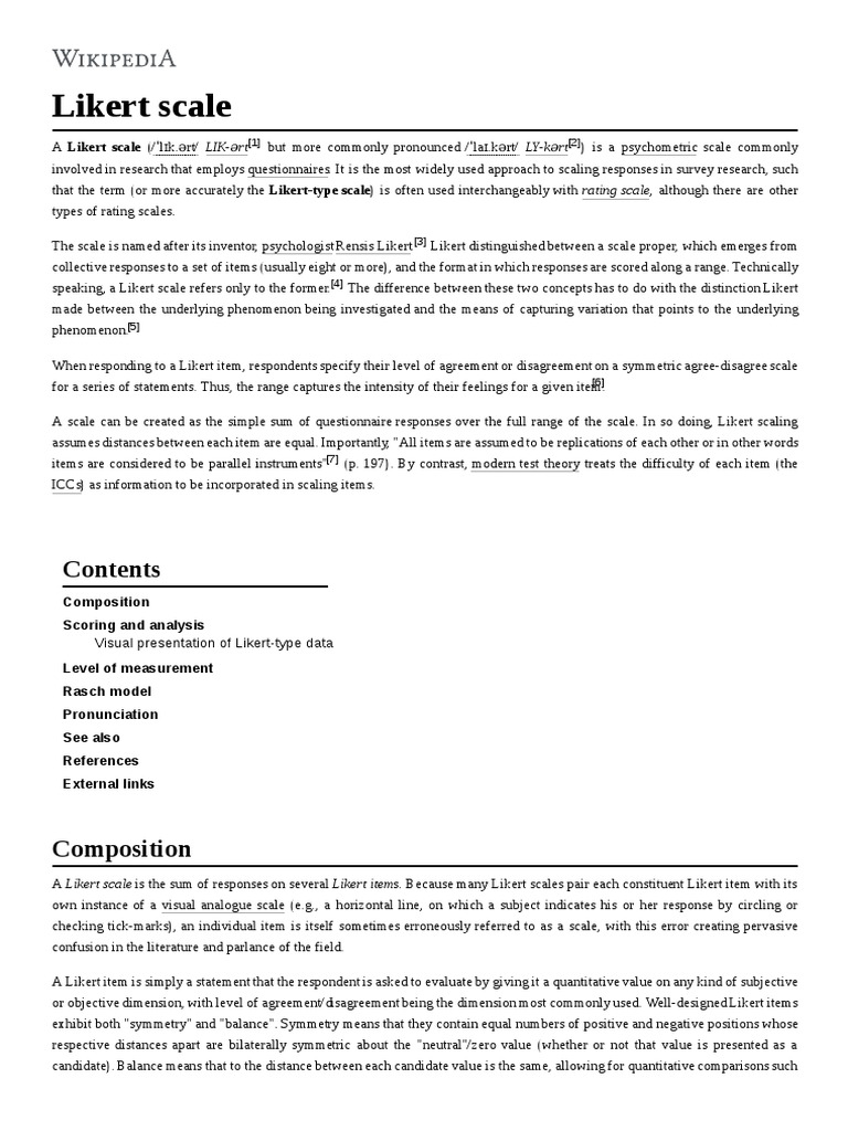 T-test for likert scale analysis image
