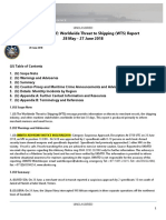 U. S. Navy Office of Naval Intelligence Worldwide Threat To Shipping (WTS) Report 28 May - 27 June 2018