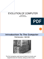 Evolution of Computer: Prepared By: Masniza Mustafa