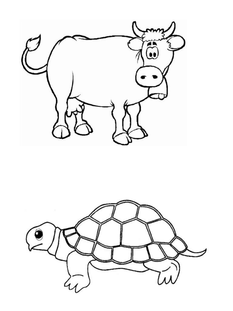 91 Koleksi Gambar Mewarnai Hewan Sapi HD Terbaik Gambar Hewan