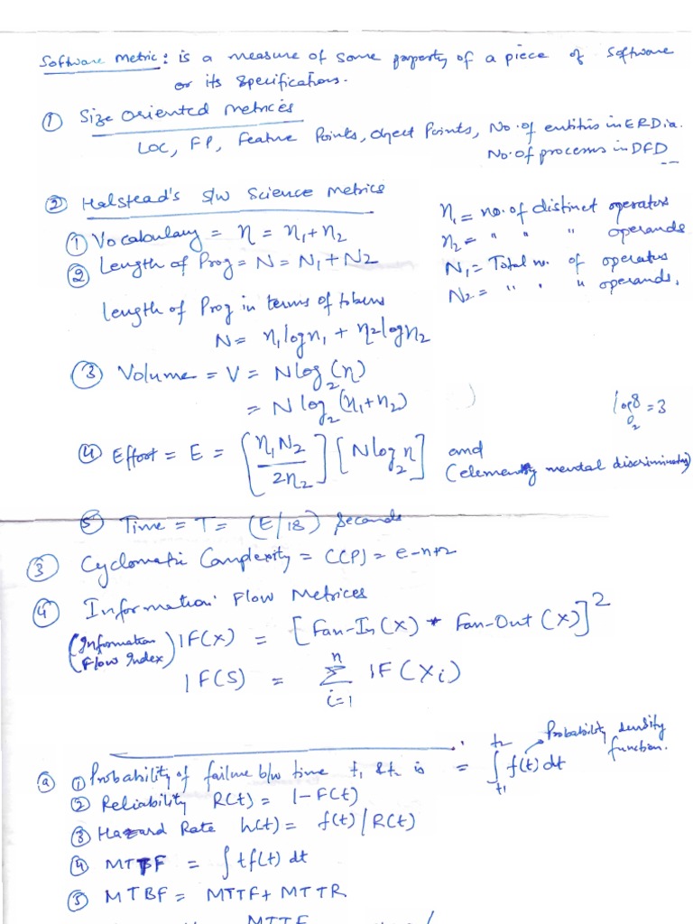Software Metrices | PDF
