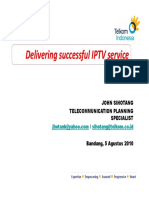 Delivering Successful IPTV Service Delivering Successful IPTV Service