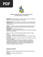 Download Administration of Inotropes Evidence Based Nursing Policy by Ronald Thakor SN38304881 doc pdf