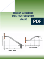 Diseño de escaleras en concreto armado: Dimensionamiento, cargas, modelado, análisis y refuerzo