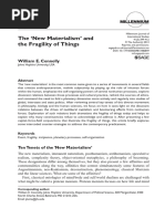 The New Materialism