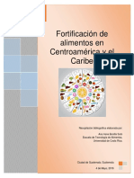 Monografía Fortificación de Alimentos para Centroamérica y El Caribe