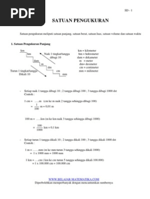 Satuan Pengukuran Pdf