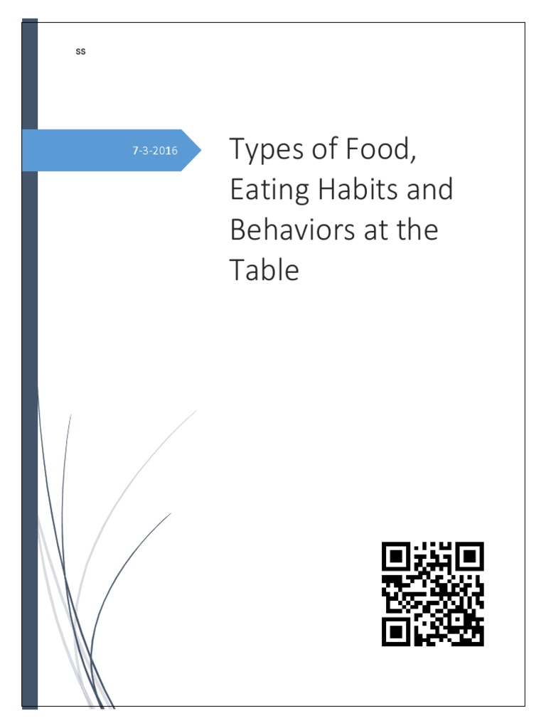 Table Manners and Food Choices | PDF | Meal | Lunch