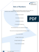 Sets of Numbers