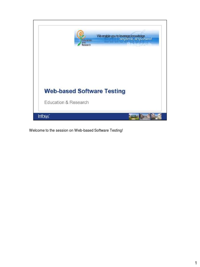 Web Based Software Testing | PDF | Usability | Proxy Server