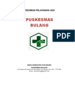 Contoh Pedoman Pelayanan Ugd