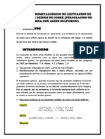 Informe 6 Procesos Hidrometalurgicos Percolacion