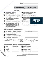 London Worksheet PDF