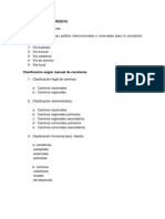 Clasificacion Vias