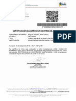 GTU Carta de Buena Conducta A