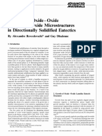 Advanced Materials Volume 5 Issue 9 1993 (Doi 10.1002/adma.19930050914) Prof. Alexandre Revcolevschi DR. Guy Dhalenne - Engineering Oxide-Oxide and Metal-Oxide Microstructures in Directionally Sol