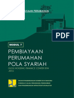 Modul 7 Pembiayaan Perumahan Pola Syariah - COVER