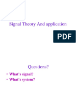 Signal Theory and Application
