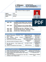 Curicullum Vitae Arif PDF