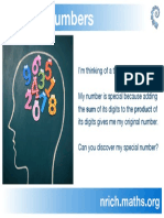 NRICH-poster SpecialNumbers PDF