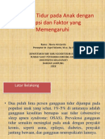 Gangguan Tidur Pada Anak Dengan Epilepsi Dan Faktor