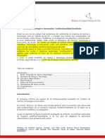 BNC - Ciencia, Tecnología e Innovación Institucionalidad Brasileña