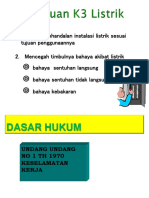 K3 Dan Identifikasi Bahaya Listrik